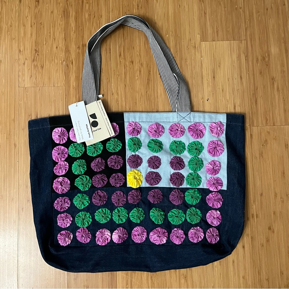 Frank And Oak The Denim Tote Bag NWT